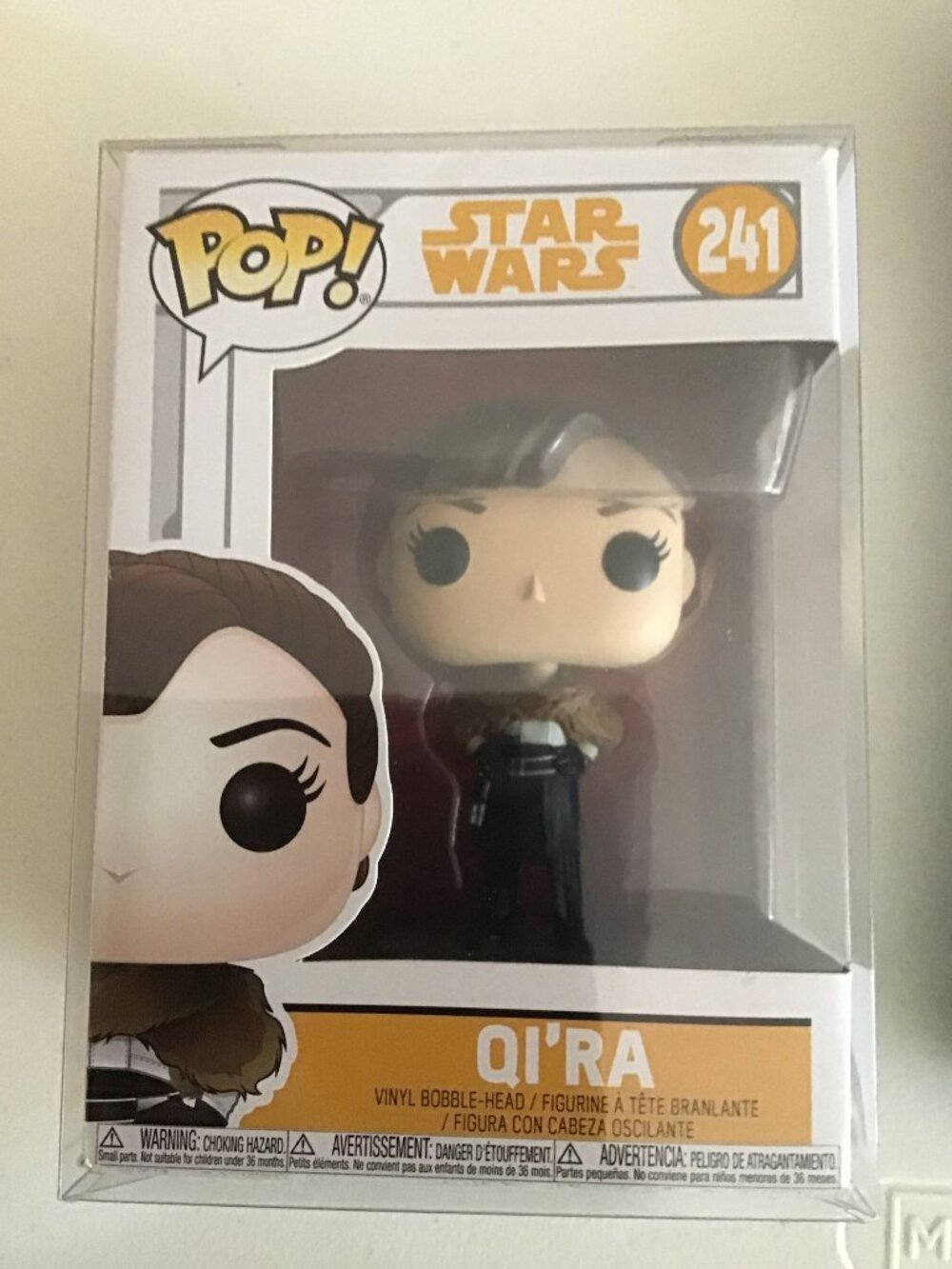 Funko Pop Star Wars Solo Movie Qi'ra #241 Vinyl Figure Emilia Clarke w/ Protecto